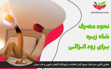 تصویر بنر نحوه مصرف شاه زیره برای زود انزالی - عطاری آنلاین خرم شفا